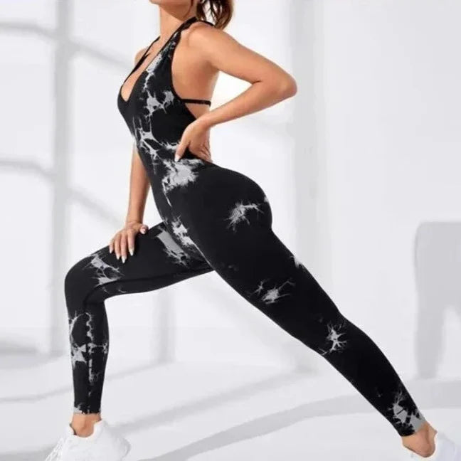 Backless Slim-Fit All Seasons Jumpsuit